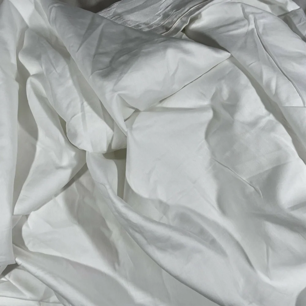 NEW Hotel Collection [ King ] Olympia‎ Duvet Cover Only in White